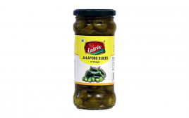 Vishaal Entree Jalapeno Slices in Vinegar  Glass Jar  370 millilitre